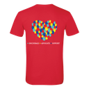 Alive With Autism - YOUTH - Heart Full Back, Logo Left Chest