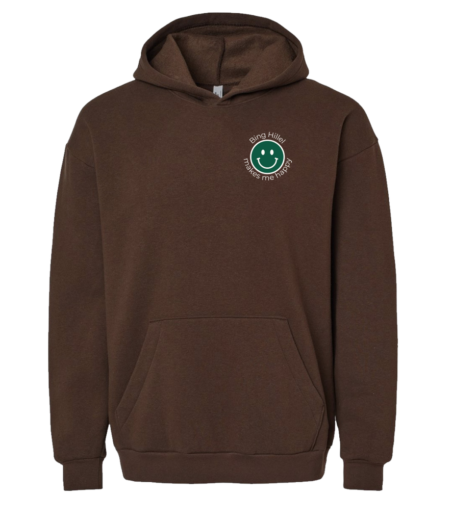 Hillel at Binghamton - Makes Me Happy Hoodie!